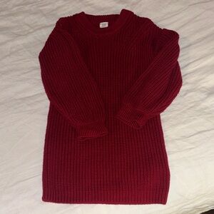 Toddler GAP Ribbed Crewneck Sweater Dress